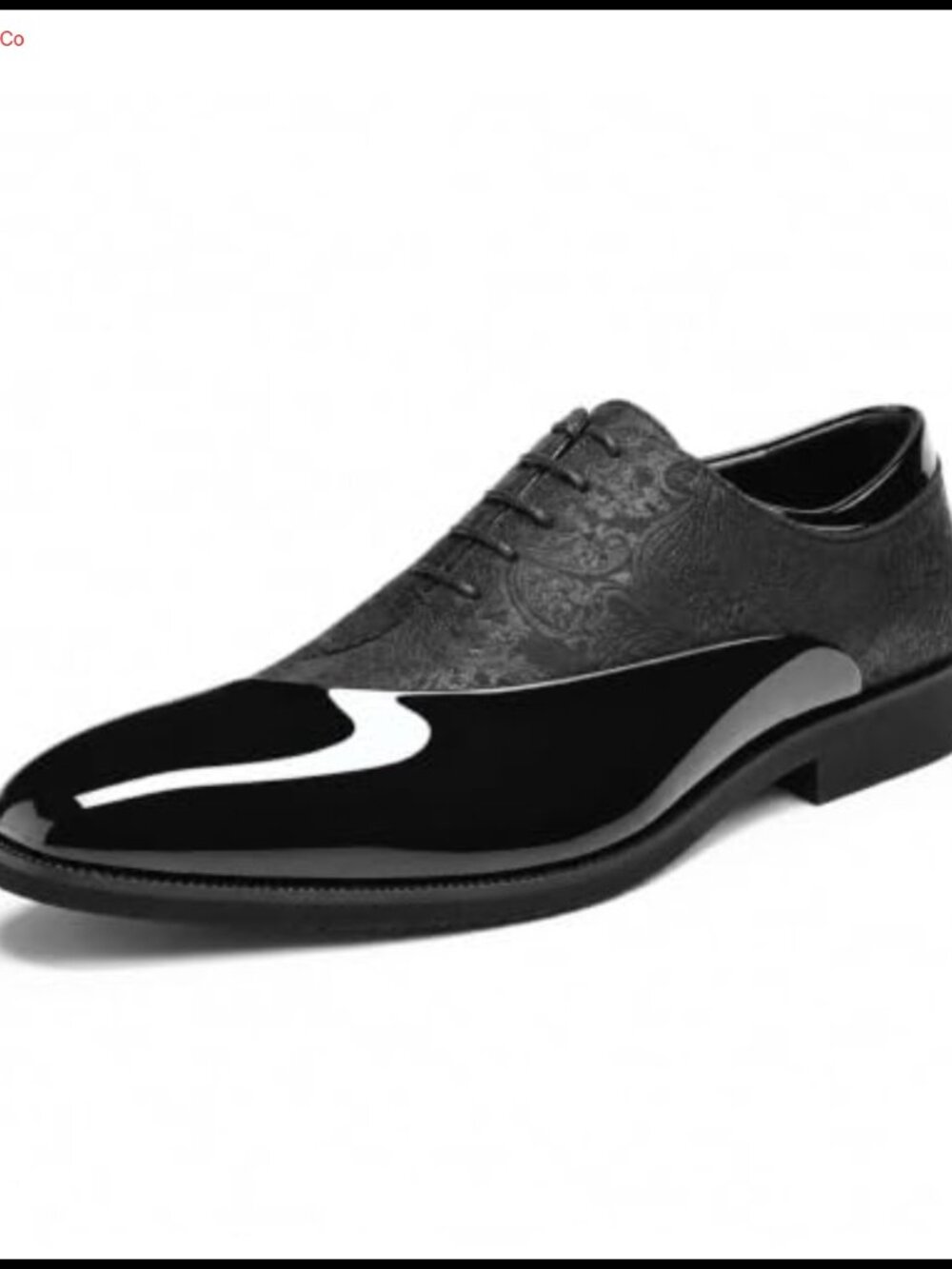 Patent Velvet Oxford Formal Tuxedo Dress Shoes Lace-Up Cap Toe